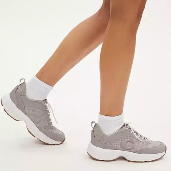 Brand new🩶Best Seller Coach Grey Birch Strider Sneaker - Picture 2 of 4